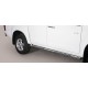 TUBES MARCHE PIEDS OVALE INOX DESIGN ISUZU DMAX DOUBLE CABINE 2012- SPACE CAB 