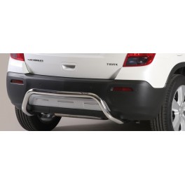 PARE CHOC ARRIERE INOX 50 CHEVROLET TRAX 2013