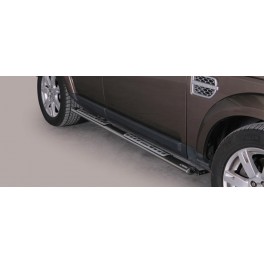 TUBES MARCHE PIEDS OVALE INOX DESIGN LAND ROVER DISCOVERY 4 2012- CE
