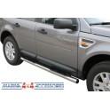 TUBES MARCHE PIEDS INOX D.76 LANDROVER FREELANDER 2 2008
