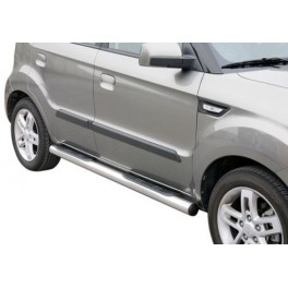TUBES MARCHE PIEDS INOX D.76 KIA SOUL 