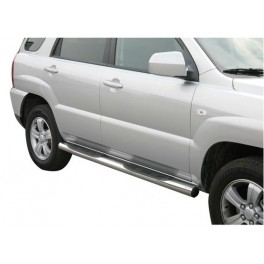 TUBES MARCHE PIEDS INOX 76 KIA SPORTAGE 2008- 2010 