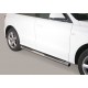 TUBES MARCHE PIEDS INOX 76 AUDI Q5 2008- 