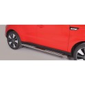 TUBES MARCHE PIEDS OVALE INOX DESIGN KIA SOUL 2014-  