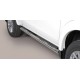 TUBES MARCHE PIEDS OVALE INOX DESIGN MITSUBISHI L200 2015- Club Cab