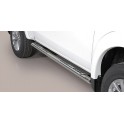 TUBES MARCHE PIEDS OVALE INOX DESIGN MITSUBISHI L200 2015- Club Cab