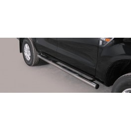 TUBES MARCHE PIEDS INOX 76 FORD RANGER 2012