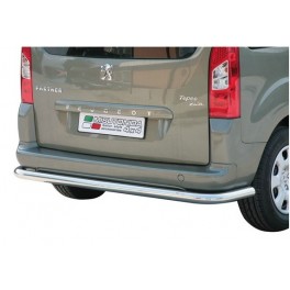PROTECTION ARRIERE INOX 63 PEUGEOT PARTNER 2008- CE 