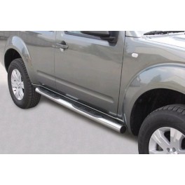 TUBES MARCHE PIEDS INOX D.76 NISSAN PATHFINDER 2005- 