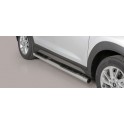 TUBES MARCHE PIEDS INOX D.76 HYUNDAI TUCSON 2015- 