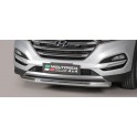 TUBE PROTECTION AVANT INOX D.76 HYUNDAI TUCSON 2015- - double cabine 