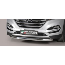 TUBE PROTECTION AVANT INOX D.76 HYUNDAI TUCSON 2015- - double cabine 