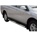 TUBES MARCHE PIEDS INOX D.76 SSANGYONG ACTYON SPORTS 2007- 