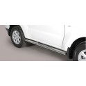 TUBES MARCHE PIEDS OVALE INOX DESIGN MITSUBISHI PAJERO 2015- 3 portes 