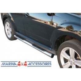 TUBES MARCHE PIEDS INOX D.76 PEUGEOT 4007 2008- 