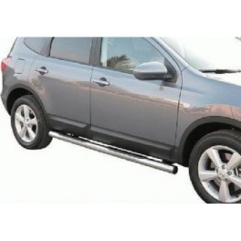TUBES MARCHE PIEDS INOX D.76 NISSAN QASHQAI - 2 2007- 