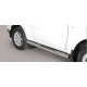 TUBES MARCHE PIEDS INOX D.76 MITSUBISHI PAJERO 2015- 3 portes 