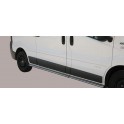 Tubes bas de caisse inox OVALE RENAULT TRAFIC 2007- 
