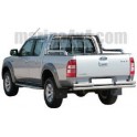 PARE CHOC ARRIERE DOUBLE TUBES INOX D.63 FORD RANGER 2007- 