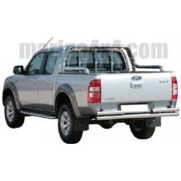 PARE CHOC ARRIERE DOUBLE TUBES INOX D.63 FORD RANGER 2007- 