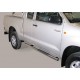 TUBES MARCHE PIEDS INOX 76 TOYOTA HILUX DC 2011- 