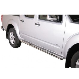 TUBES MARCHE PIEDS OVALE INOX DESIGN NISSAN NAVARA 2010- 