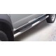 TUBES MARCHE PIEDS INOX D.76 NISSAN NAVARA DOUBLE CAB 2002- 2005
