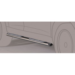 TUBES MARCHE PIEDS OVALE INOX DESIGN DODGE NITRO 2007