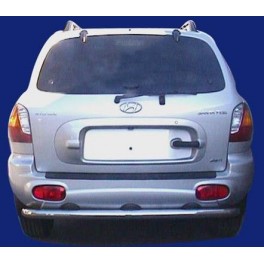 PARE CHOC ARRIERE INOX 63 HYUNDAI SANTA FE 2000- 2005 
