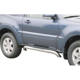 TUBES MARCHE PIEDS RADIAL INOX D.76 MITSUBISHI PAJERO DID 2007- 5P