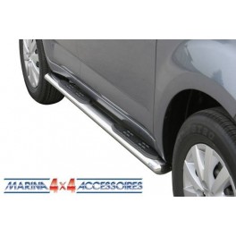 TUBES MARCHE PIEDS OVALE INOX D.76 DAIHATSU TERIOS 2009- OVERFENDER