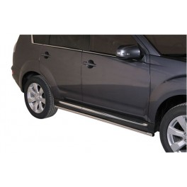 TUBES PROTECTION MARCHE-PIEDS INOX 40 MITSUBISHI OUTLANDER 2010- 