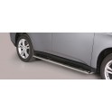 TUBES MARCHE PIEDS OVALE INOX MITSUBISHI OUTLANDER 2013