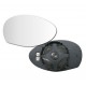 Glace et Porte Miroir ALFA GT 2004-2010 - Gauche - Aspherique - Degivrage