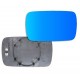 Glace et Porte Miroir BMW SERIE 7 2001-2008 (E65) - Gauche - Degivrage - Aspherique Bleu