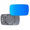 Glace et Porte Miroir BMW SERIE 7 2001-2008 (E65) - Gauche - Degivrage - Aspherique Bleu