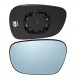 Glace et Porte Miroir BMW X1 2009- (E84) - Droit - Degivrage - Aspherique Bleu