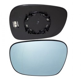 Glace et Porte Miroir BMW X1 2009- (E84) - Gauche - Degivrage - Aspherique Bleu