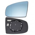 Glace et Porte Miroir BMW X5 2007-2013 (E70) - Droit - Degivrage - Aspherique Bleu