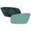 Glace et Porte Miroir AUDI A3 3P 2000-2003 - Droit - Degivrage