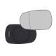 Glace et Porte Miroir RENAULT MEGANE 1995-2002 - Gauche - Degivrage - Aspherique