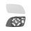 Glace et Porte Miroir VW POLO 2002-2005 - Droit - Degivrage