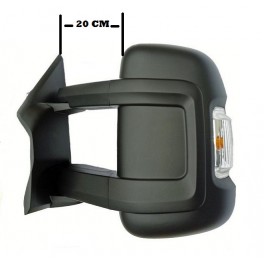 Retroviseur complet CITROEN JUMPER 06/2006- MANUEL-CLIGNOTANT-BRAS LONG-GAUCHE