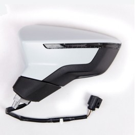 Retroviseur complet SEAT LEON 10/2012 - Electrique - Degivrant - Clignotant - Coiffe a peindre - Gauche