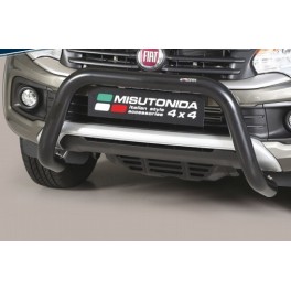SUPER BAR INOX NOIR D.76 FIAT FULLBACK 2016- DOUBLE CAB CE - MISUTONIDA