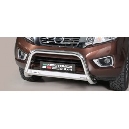 MEDIUM BAR INOX D.63 NISSAN NAVARA NP300 2016- - CE - accessoires 4x4 MISUTONIDA