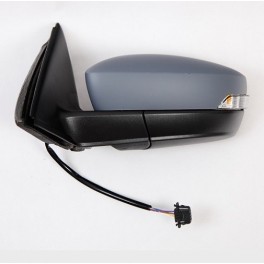 Retroviseur complet SKODA FABIA 2014- - Manuel- Droit- Clignotant- Coiffe noir
