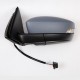 Retroviseur complet SKODA FABIA 2014- - Electrique- Degivrant - Gauche- Clignotant- Coiffe noir