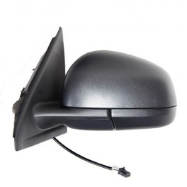Retroviseur complet RENAULT TWINGO 09/2014- - Electrique- Degivrage - Aspherique- Gauche- Coiffe noir