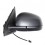 Retroviseur complet RENAULT TWINGO 09/2014- - Electrique- Degivrage - Aspherique- Gauche- Coiffe noir